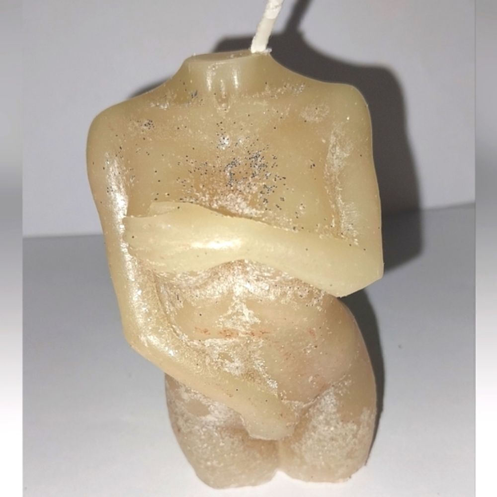 Hand crafted, goddess limited edition sculpted candle